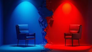 Red and Blue Chairs